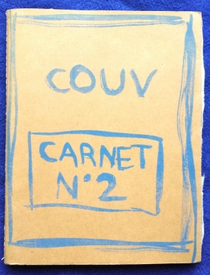 CARNET N°2 - avril 91 - 16,8 cm X 13 cm - 48 pp. - lithographie et typo sur différents papiers - 20 ex 